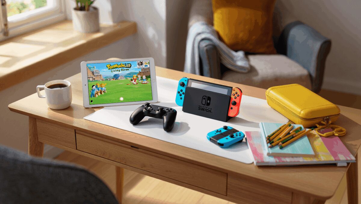 I'm obsessed with Tomodachi Life — these Nintendo Switch accessories upgrade any cozy gaming setup