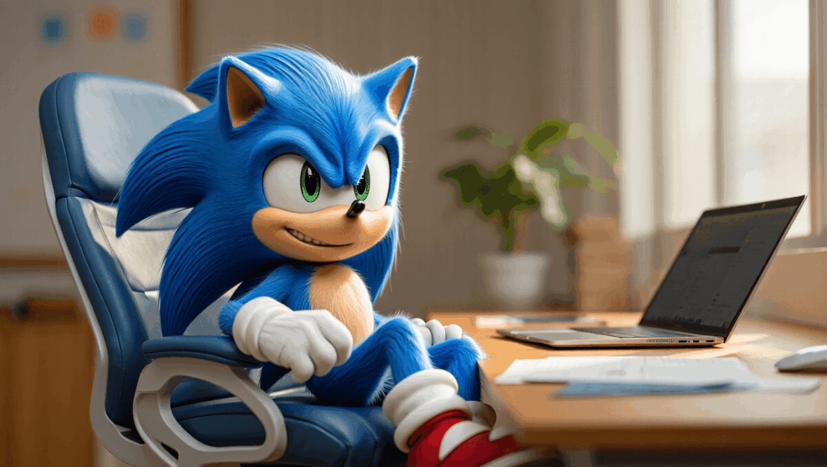 I tried the Sonic the Hedgehog office chair — and it actually makes ergonomics fun (and fast)