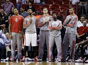 Rockets Heat Basketball